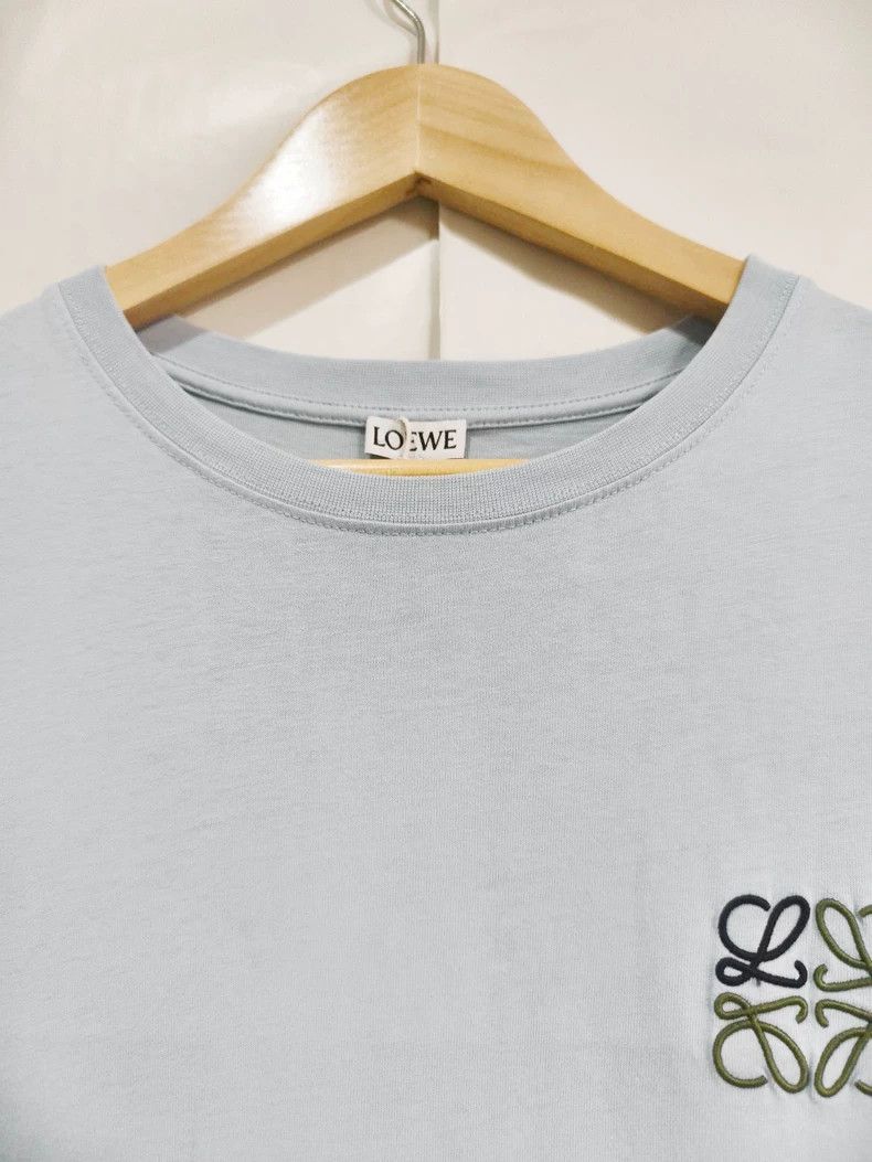 Loewe loewe embroidered blue t-shirt size small Size US S / EU 44-46 / 1 - 3 Thumbnail