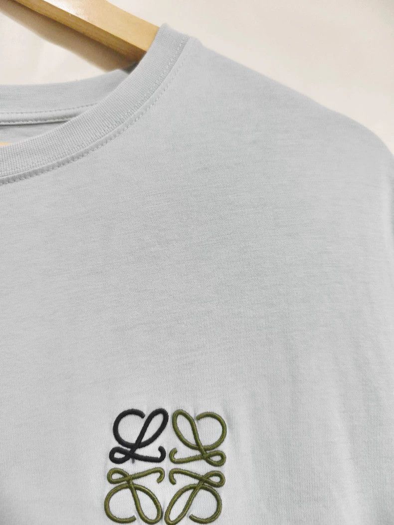 Loewe loewe embroidered blue t-shirt size small Size US S / EU 44-46 / 1 - 5 Thumbnail