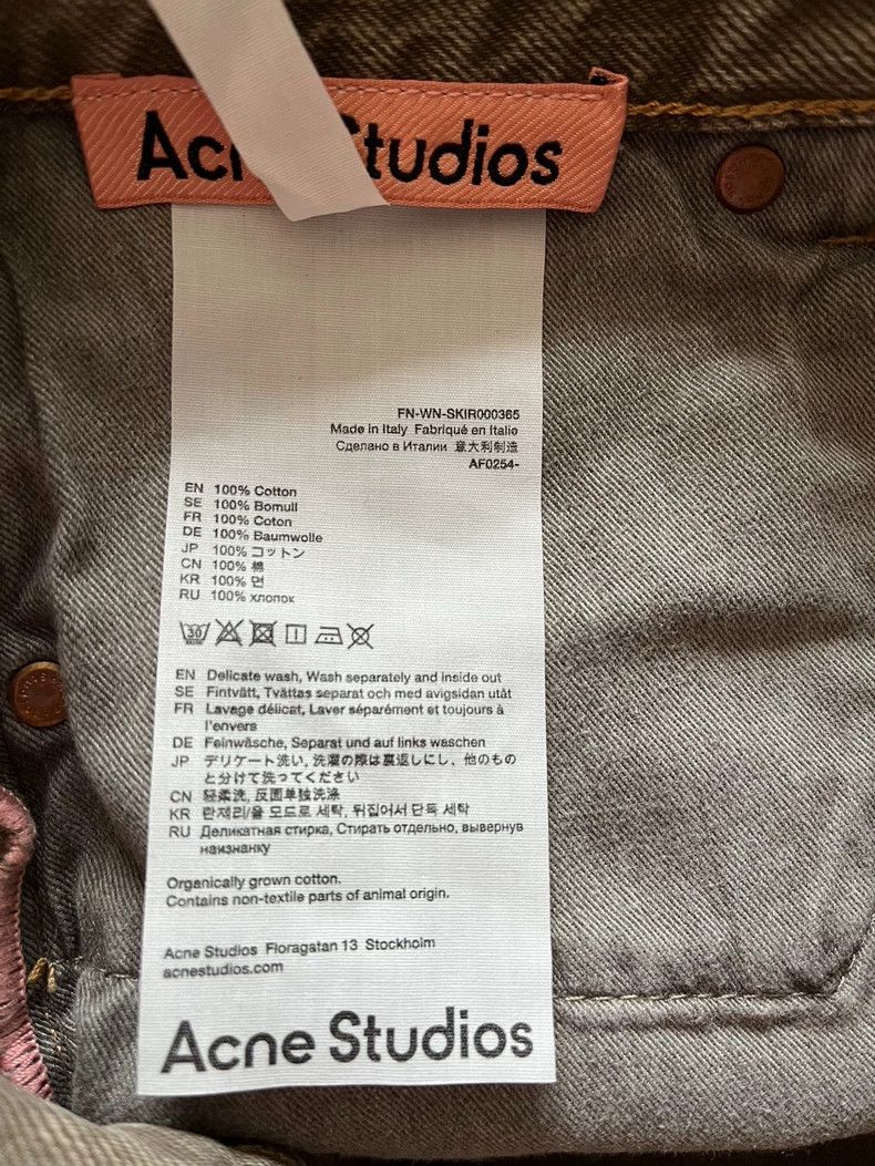 Acne Studios Acne Studios Beige Denim Skirt Size 36 Size US 36 / EU 52 - 4 Thumbnail