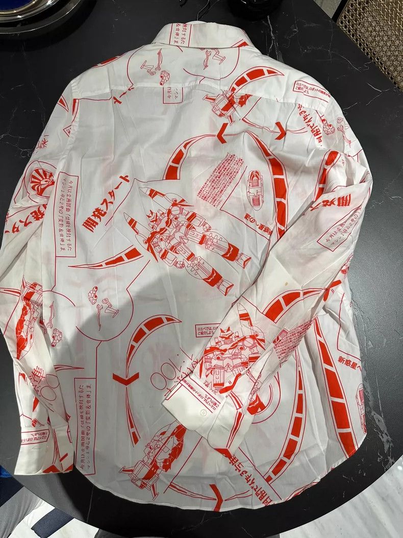 Loewe Loewe Men's Graphic Print Button-Up Shirt Size US M / EU 48-50 / 2 - 9 Thumbnail