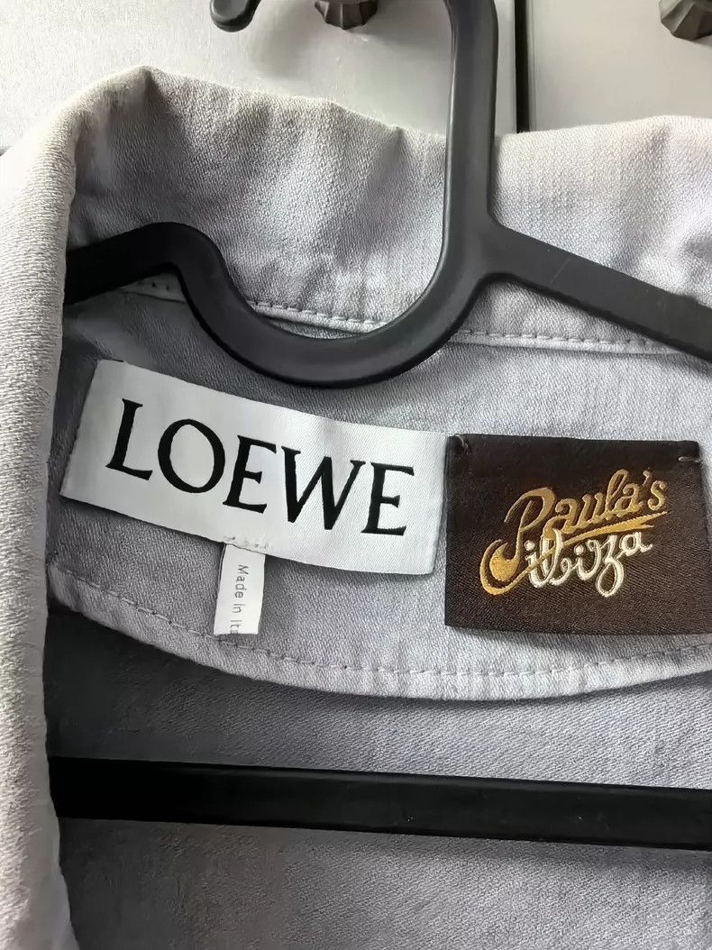 Loewe loewe denim shirt with contrasting pockets Size US M / EU 48-50 / 2 - 2 Thumbnail