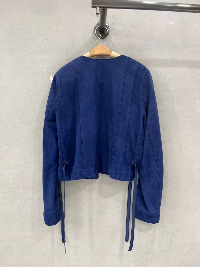 Loewe navy blue Loewe leather jacket in size 36 Size US S / EU 44-46 / 1 - 5 Thumbnail