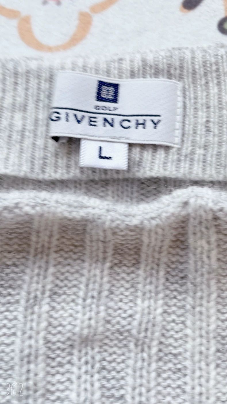 Givenchy givenchy ribbed sweater with diamond design Size US L / EU 52-54 / 3 - 2 Thumbnail