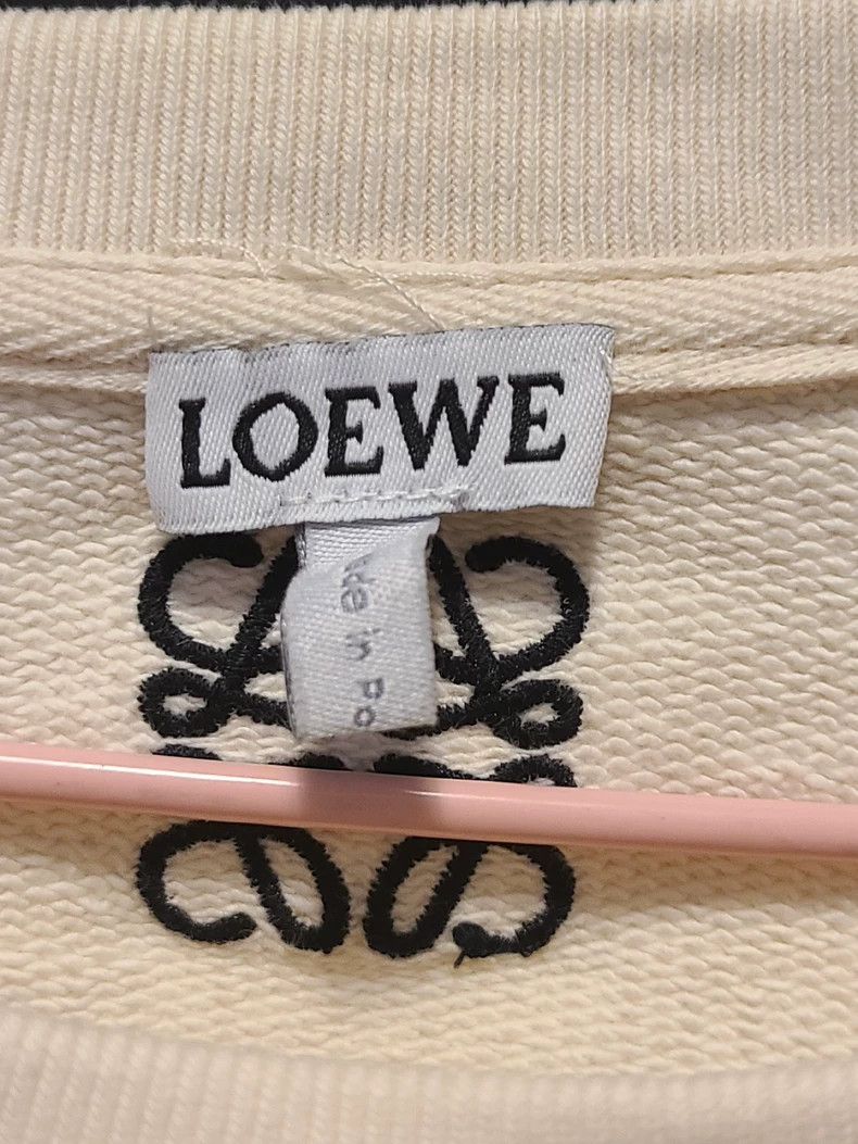 Loewe loewe graphic sweatshirt in cream color Size US S / EU 44-46 / 1 - 2 Thumbnail