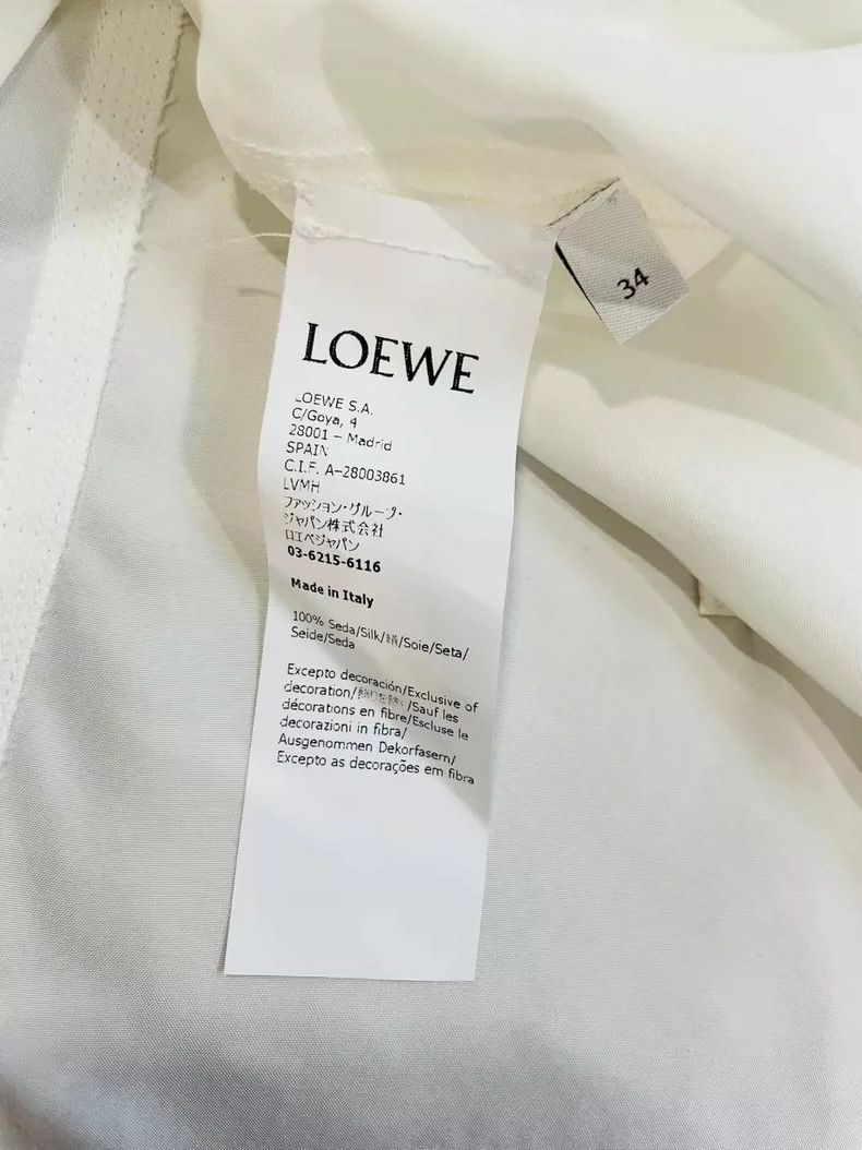 Loewe white silk blouse by Loewe Size US S / EU 44-46 / 1 - 7 Thumbnail