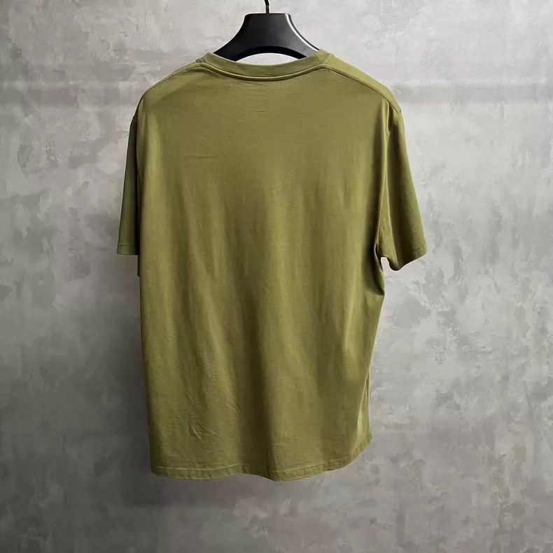 Loewe loewe olive green logo print t-shirt Size US M / EU 48-50 / 2 - 2 Thumbnail