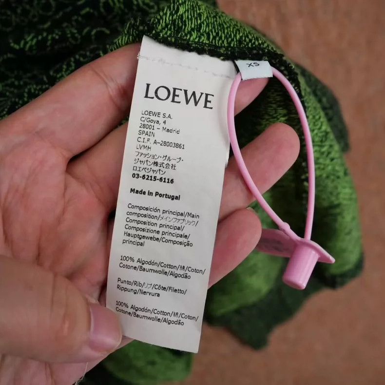 Loewe Loewe Logo Print Long Sleeve Polo Shirt Size US XS / EU 42 / 0 - 5 Thumbnail