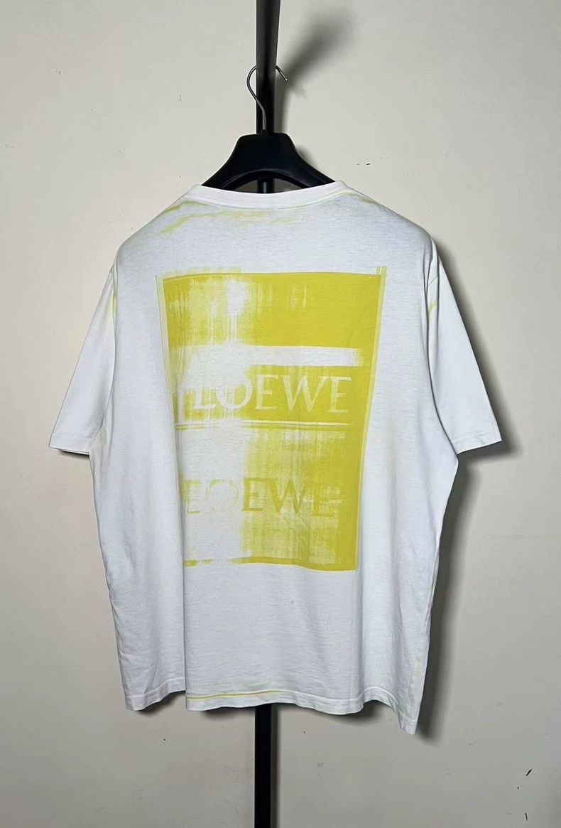 Loewe white Loewe logo short sleeve t-shirt Size US M / EU 48-50 / 2 - 2 Thumbnail