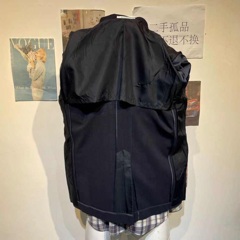 Givenchy vintage givenchy wool blazer in navy Size US M / EU 48-50 / 2 - 6 Thumbnail