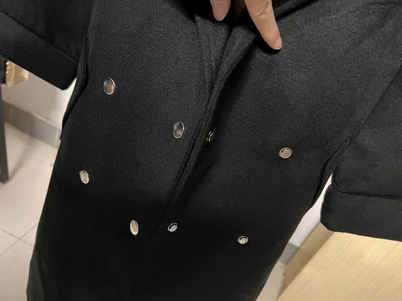 Givenchy vintage givenchy black wool coat with large collar Size US M / EU 48-50 / 2 - 3 Thumbnail