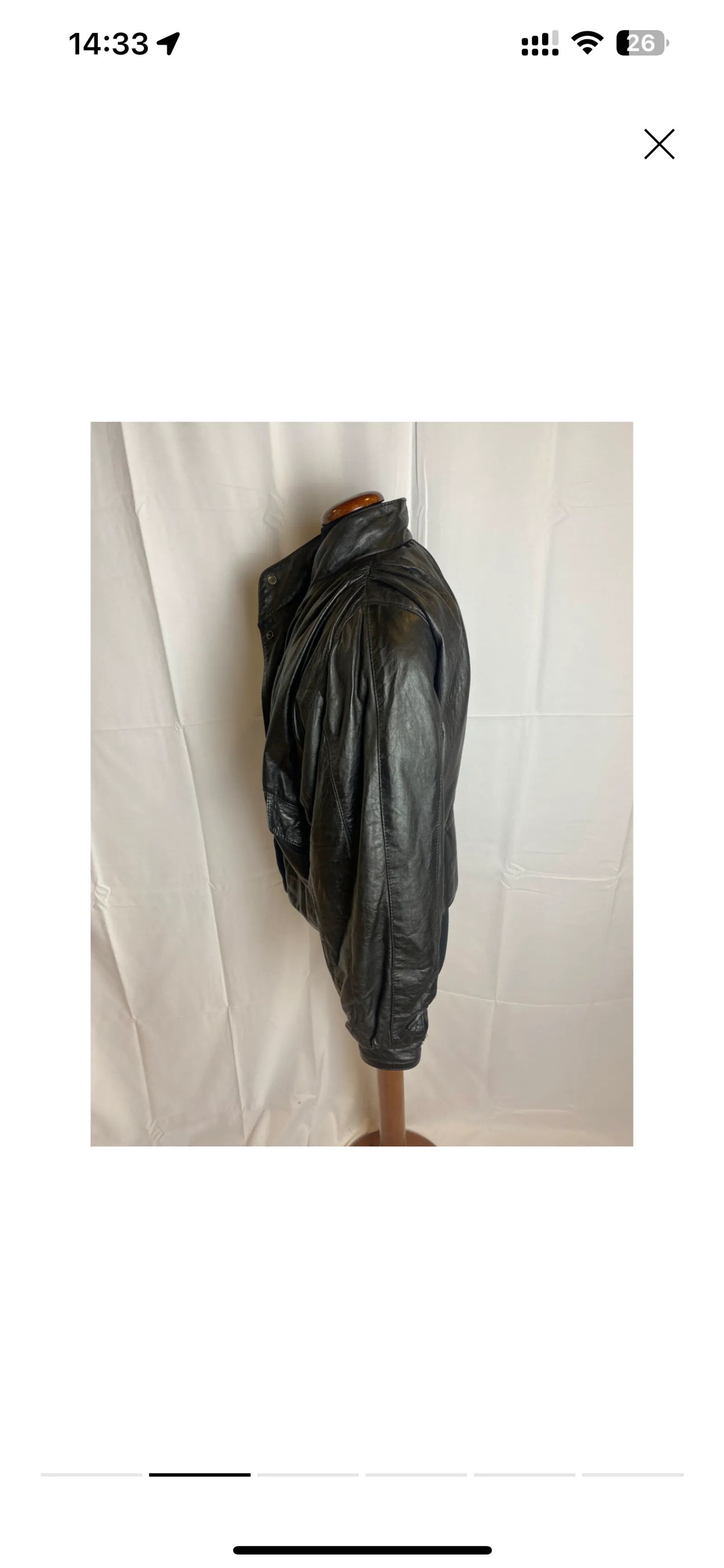 Firenze Firenze Pelle Leather Jacket Size L / US 10 / IT 46 - 4 Thumbnail