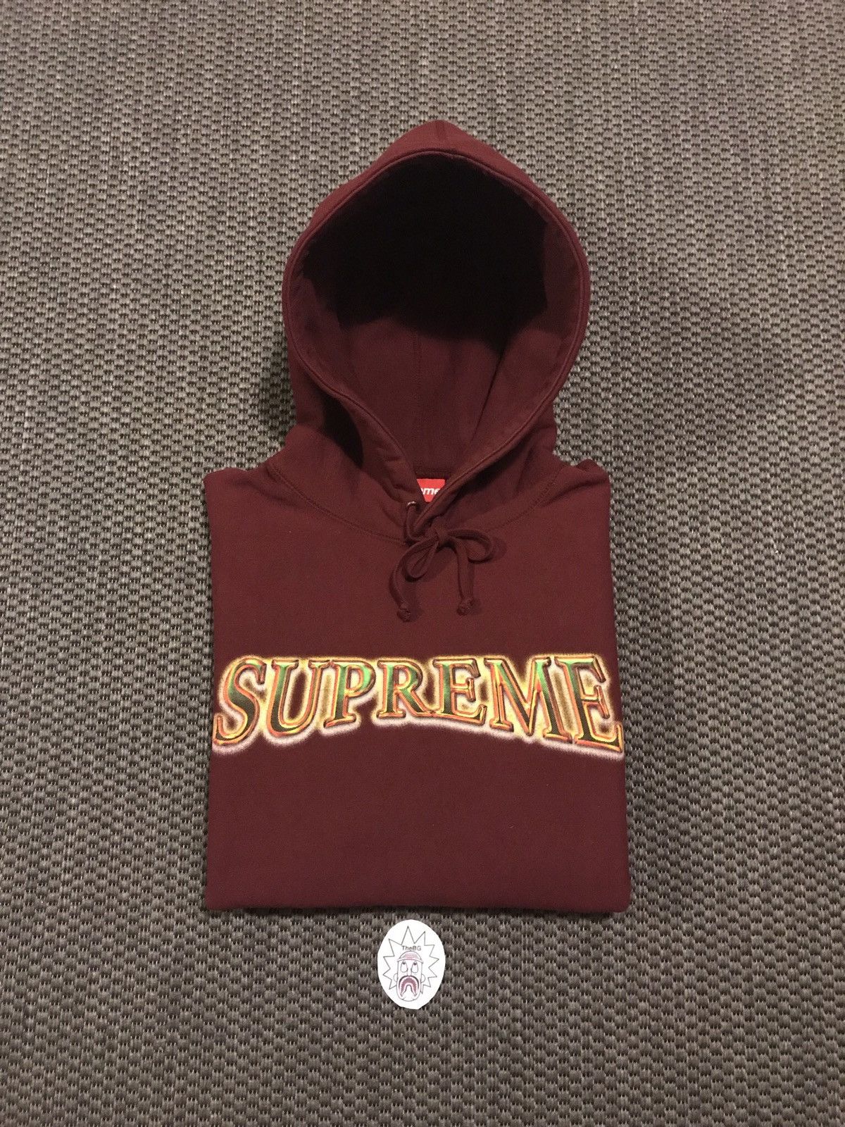 Supreme metallic arc hoodie store