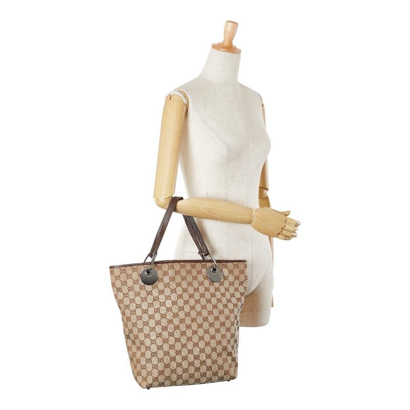 Gucci Gucci Gucci GG Canvas Tote Bag Canvas Tote Bag 120836 Size ONE SIZE - 15 Thumbnail