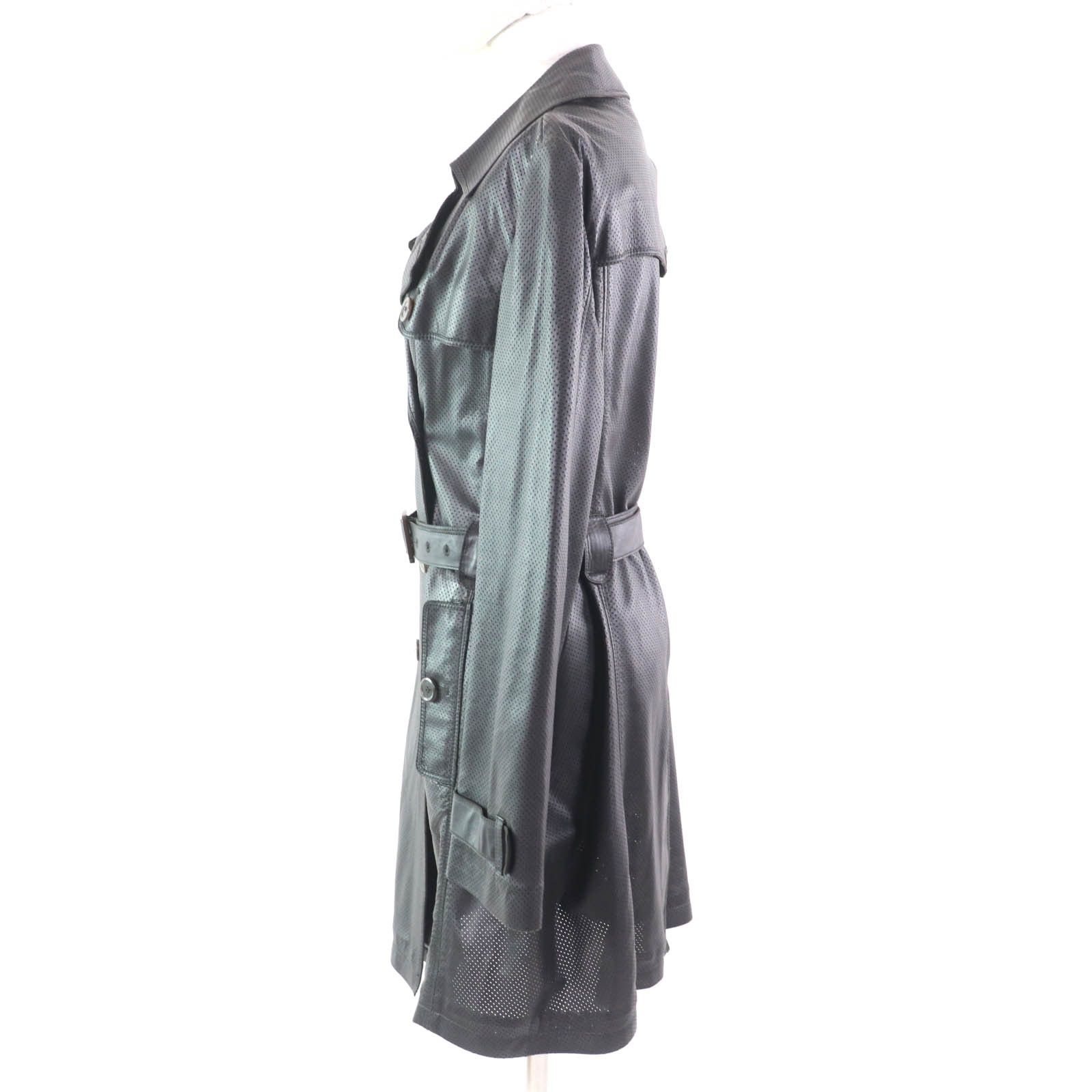 Other Other Hugo Boss Trench Coat Lamb Leather Trench Coat Leather Outerwear DUTY FREE for USA Size ONE SIZE - 2 Thumbnail