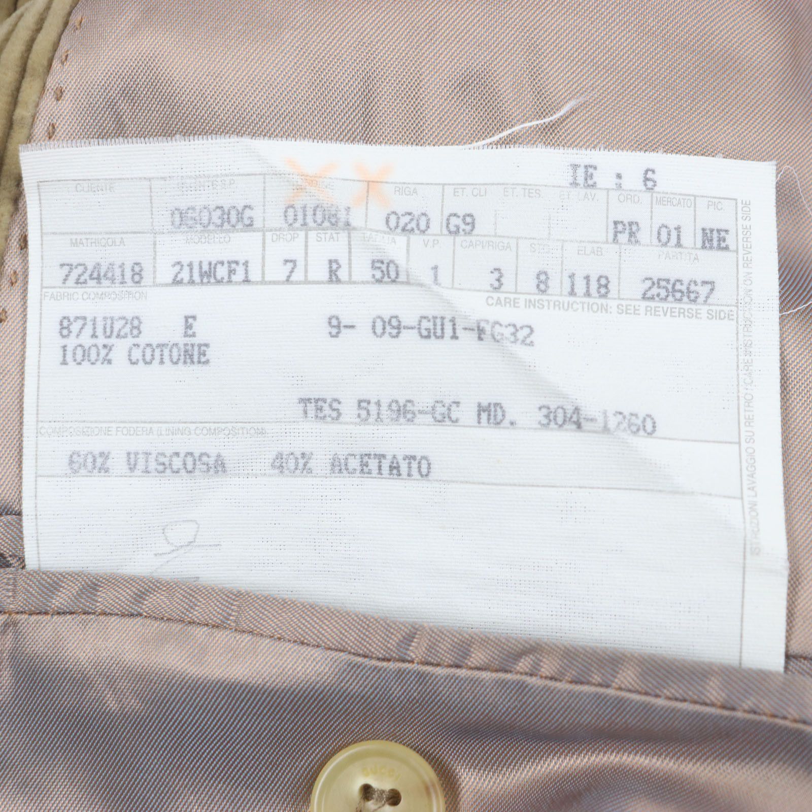 Gucci Gucci Gucci Tailored Jacket Cotton Jacket Cotton Outerwear DUTY FREE for USA Size ONE SIZE - 7 Thumbnail