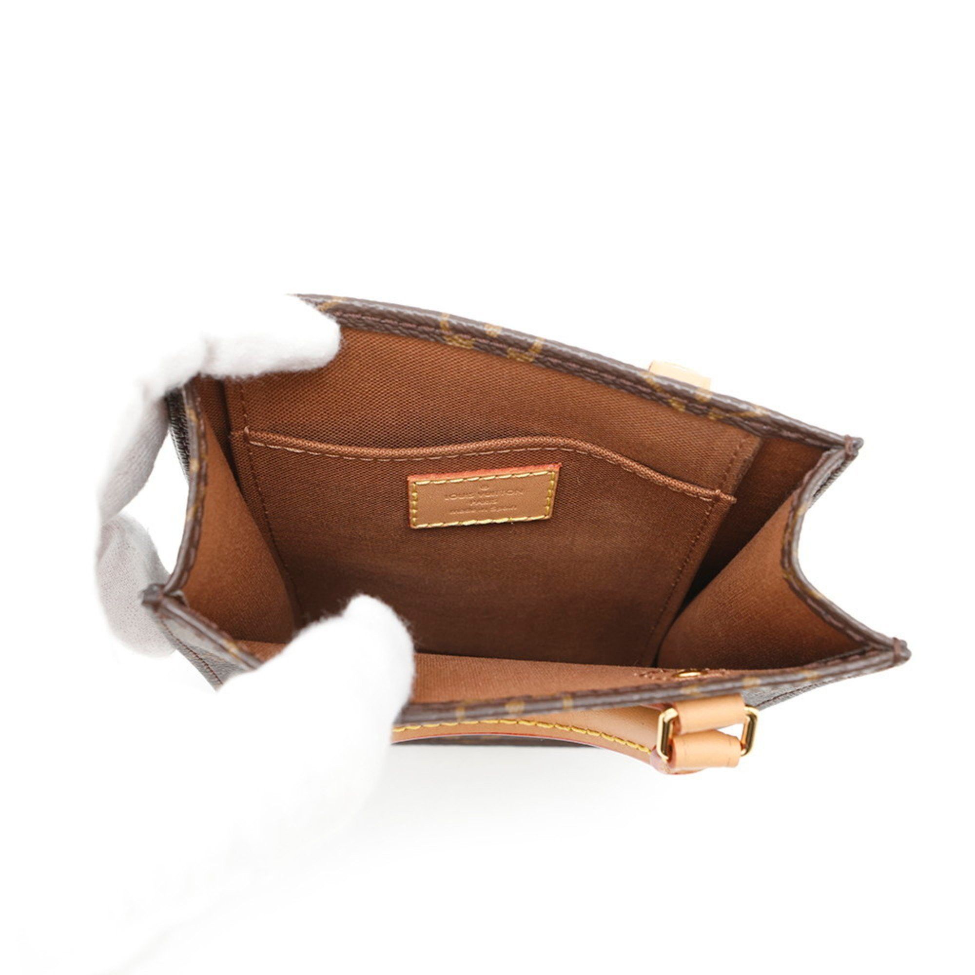 Louis Vuitton Handbag Monogram Petite Sac Plat M69442 2way Bag