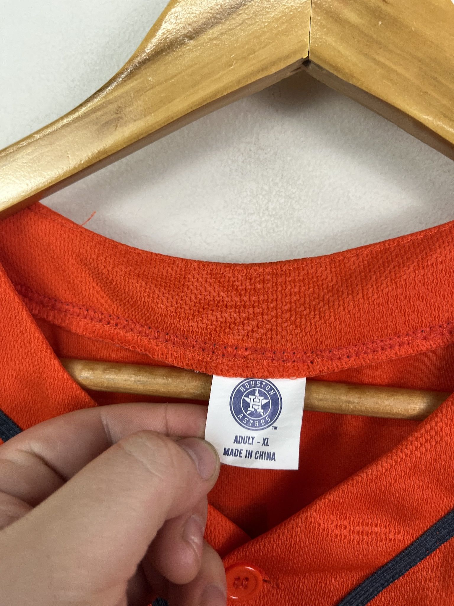 MLB × Vintage Vintage 00's Y2K MLB Astros Button Up Jersey "Gurrie #10" Size XL Size US XL / EU 56 / 4 - 2 Thumbnail