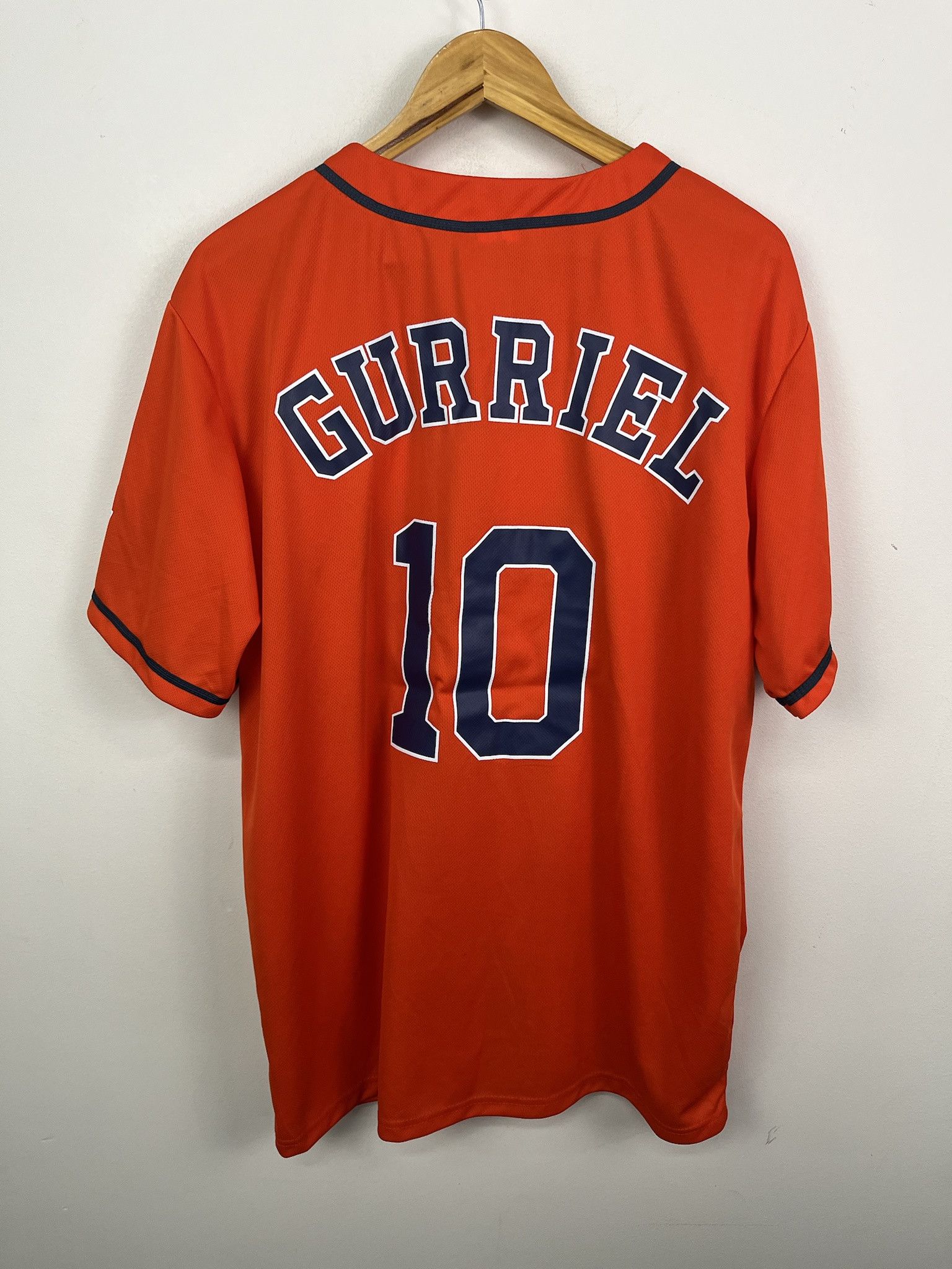 MLB × Vintage Vintage 00's Y2K MLB Astros Button Up Jersey "Gurrie #10" Size XL Size US XL / EU 56 / 4 - 4 Thumbnail