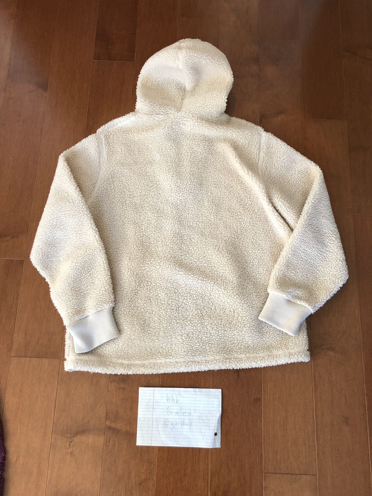 Supreme Sherpa Fleece Hoodie Grailed