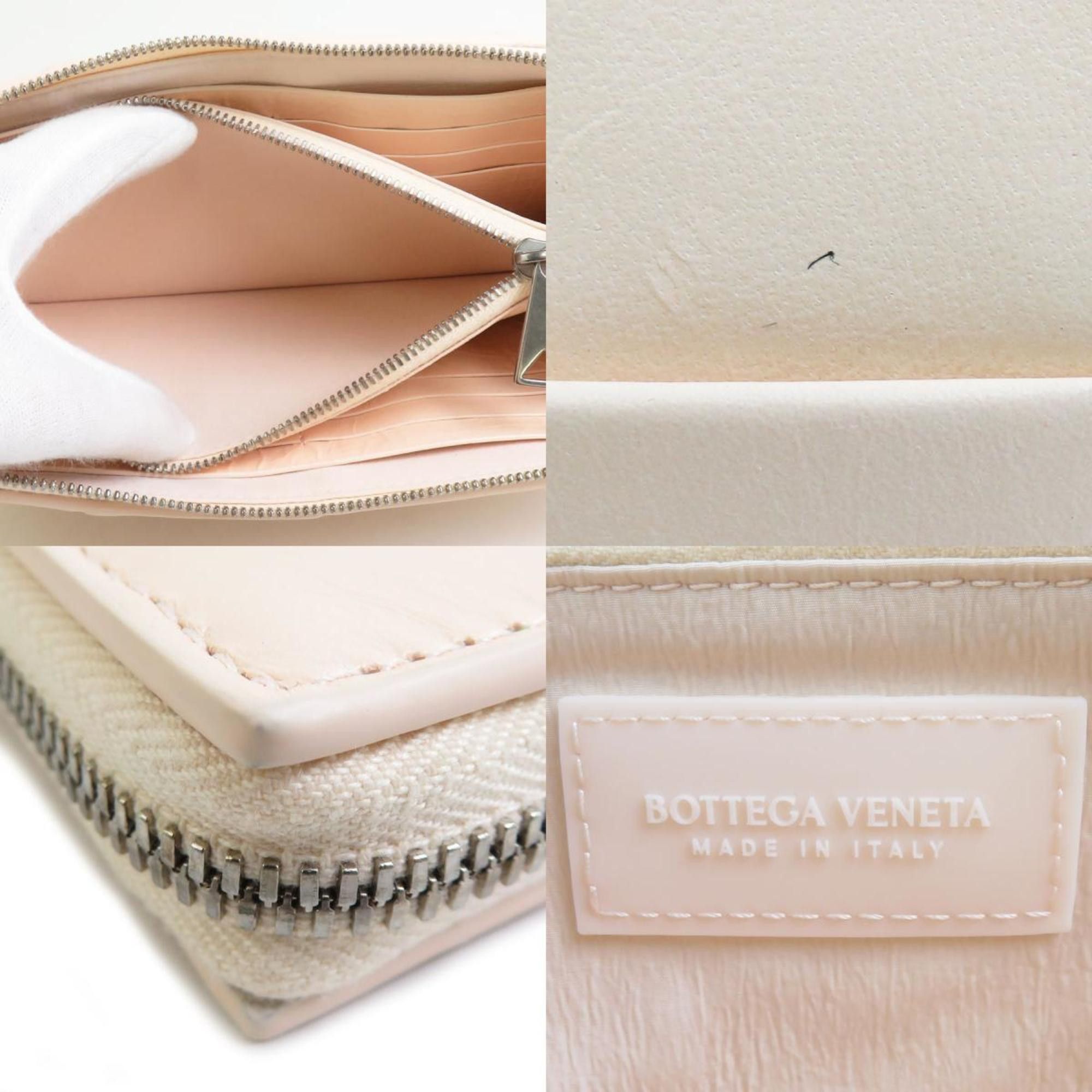 Bottega Veneta BOTTEGA VENETA Round Long Wallet Leather Melon Washed Men's Women's h31302i Size ONE SIZE - 4 Thumbnail