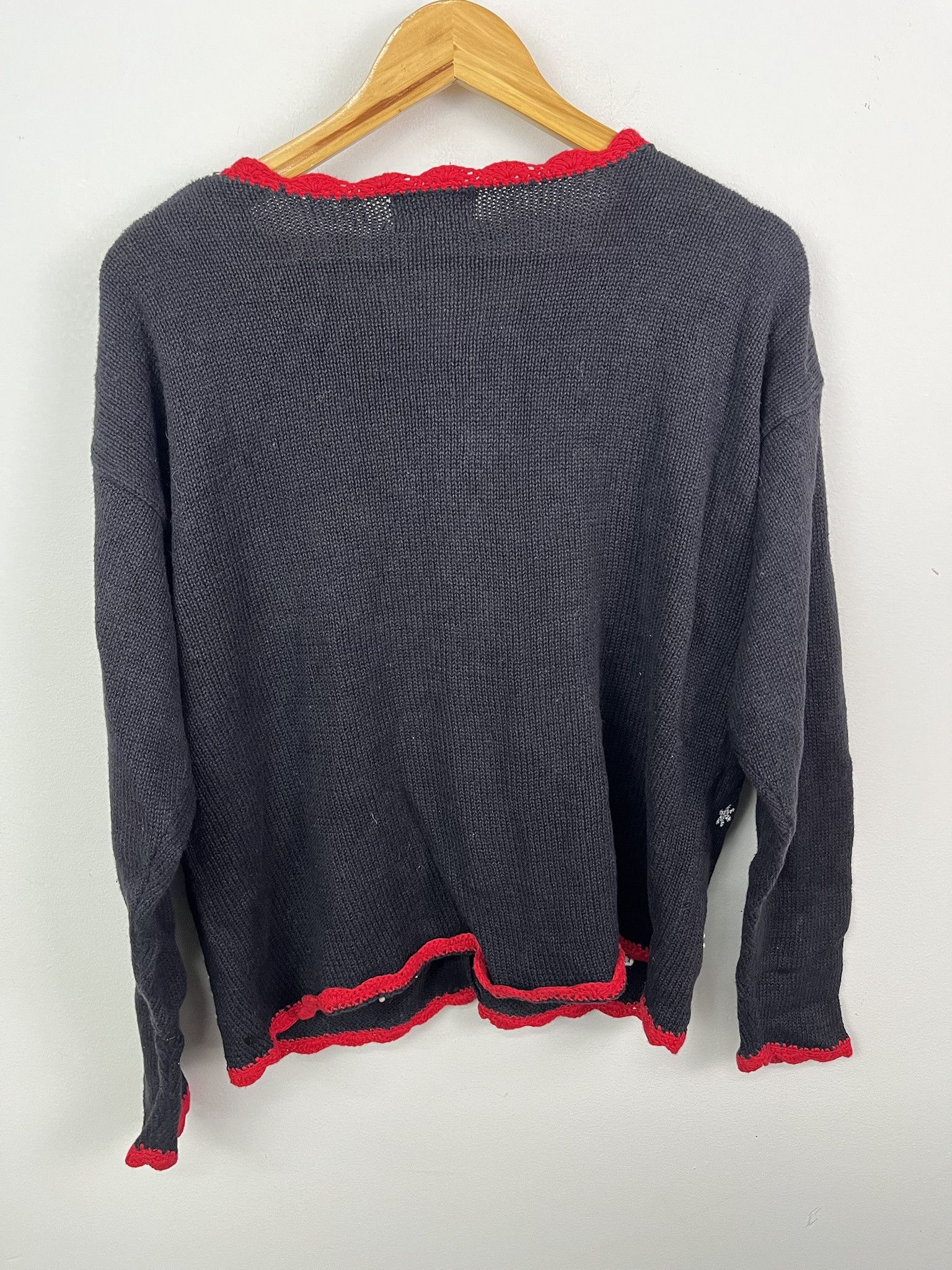 Vintage Vintage Y2K Embroidered Button Up Christmas Cardigan "Snowfall" Size S Size US S / EU 44-46 / 1 - 5 Thumbnail