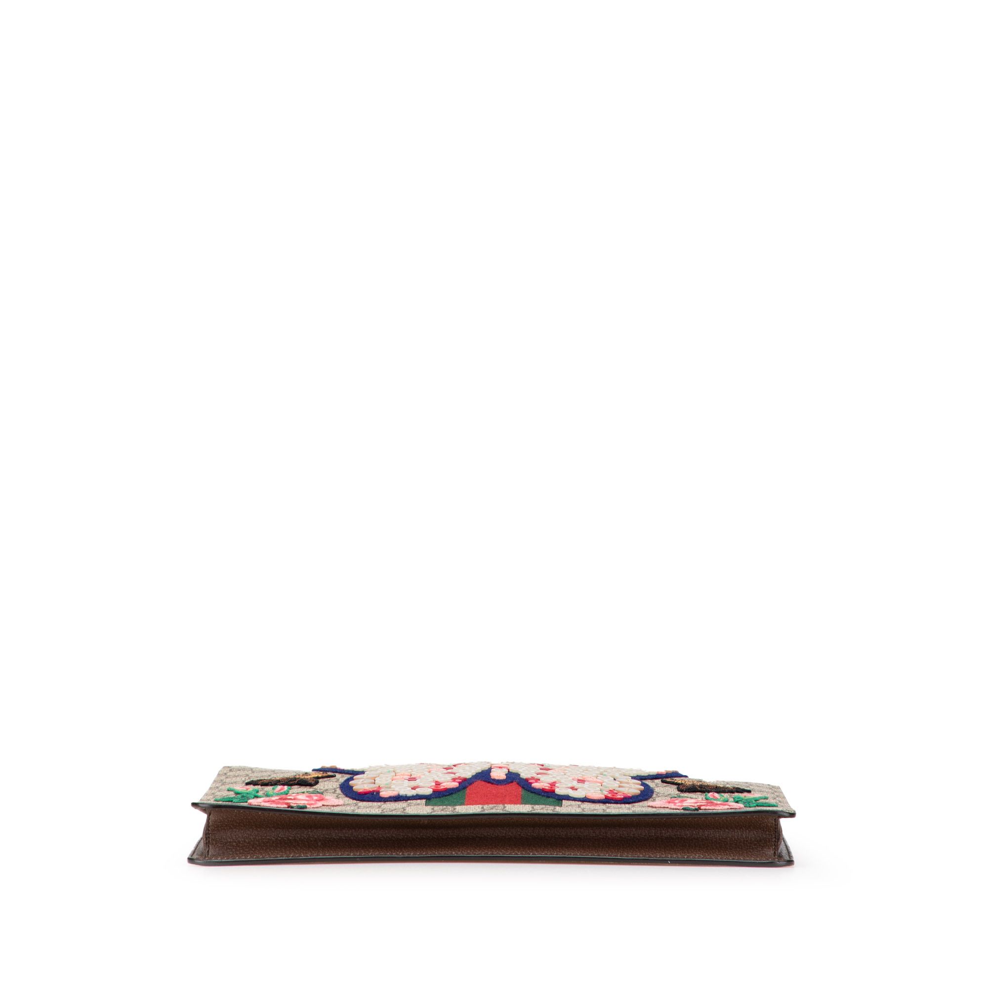 Gucci Gucci GG Supreme Web Butterfly Clutch Size ONE SIZE - 3 Thumbnail