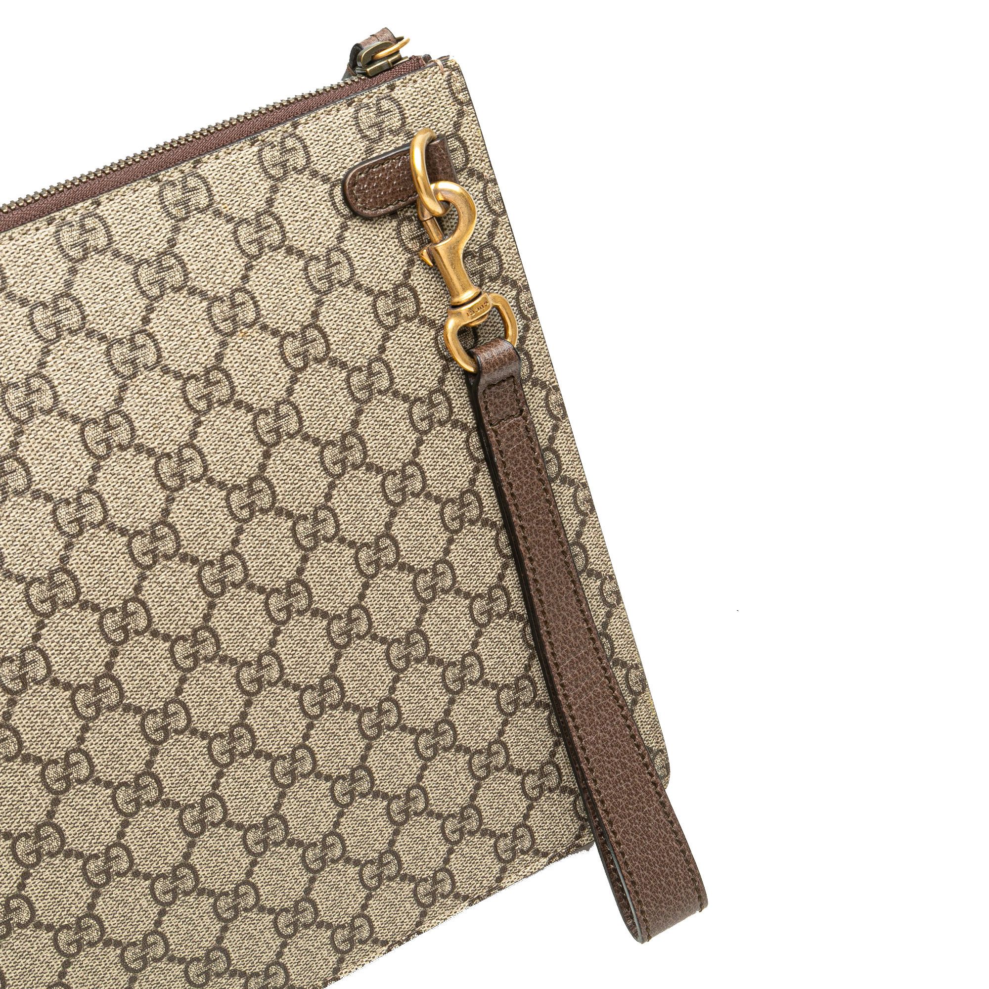 Gucci Gucci GG Supreme Web Butterfly Clutch Size ONE SIZE - 9 Thumbnail