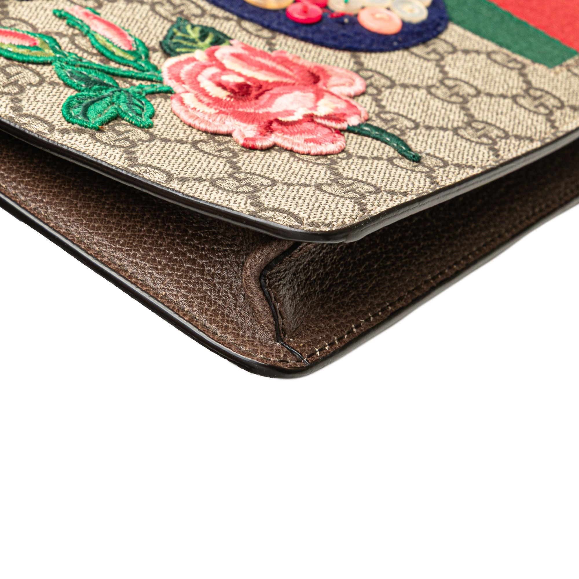 Gucci Gucci GG Supreme Web Butterfly Clutch Size ONE SIZE - 12 Thumbnail