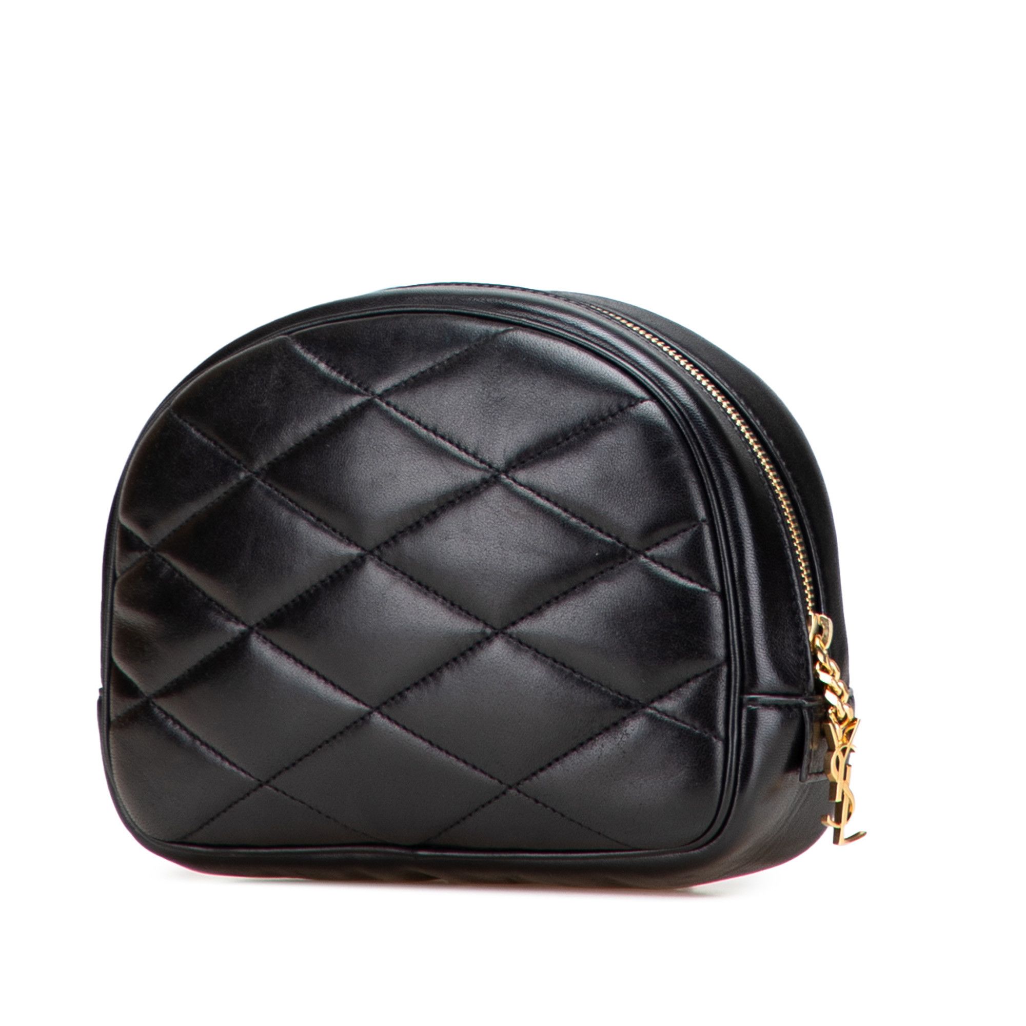 Yves Saint Laurent Yves Saint Laurent Quilted Lambskin Lolita Cosmetics Pouch Size ONE SIZE - 2 Thumbnail