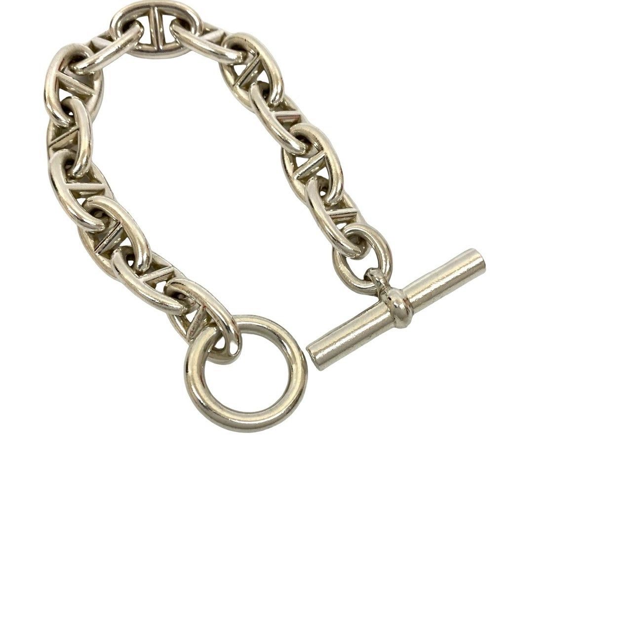 Hermes Hermes Hermes Chaine d'Ancre Silver 925 Bracelet Metal Bracelet Size ONE SIZE - 5 Thumbnail