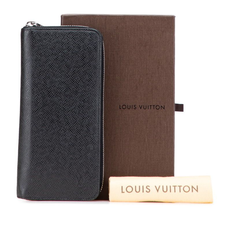 Louis Vuitton Louis Vuitton Louis Vuitton Zippy Wallet Vertical Taiga Long Wallet Leather Long Wallet M30503 Size ONE SIZE - 12 Thumbnail