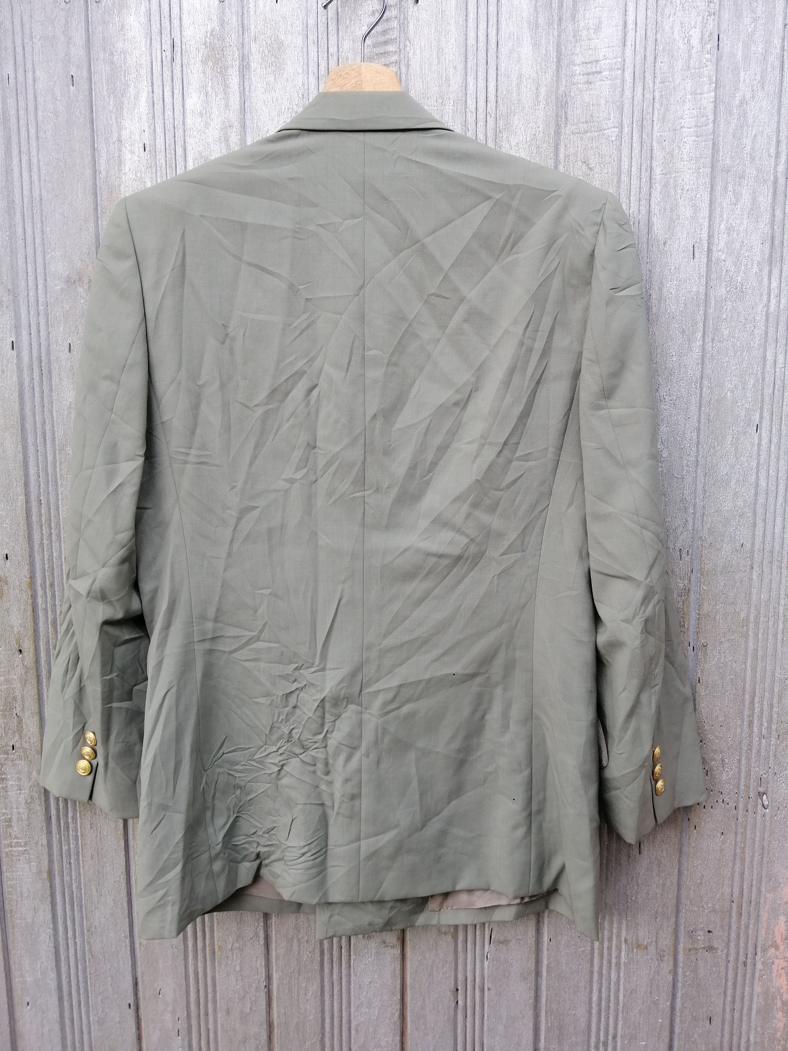 Burberry Vintage Burberry's Blazer Front Embroidered Logo Size 36S - 6 Thumbnail