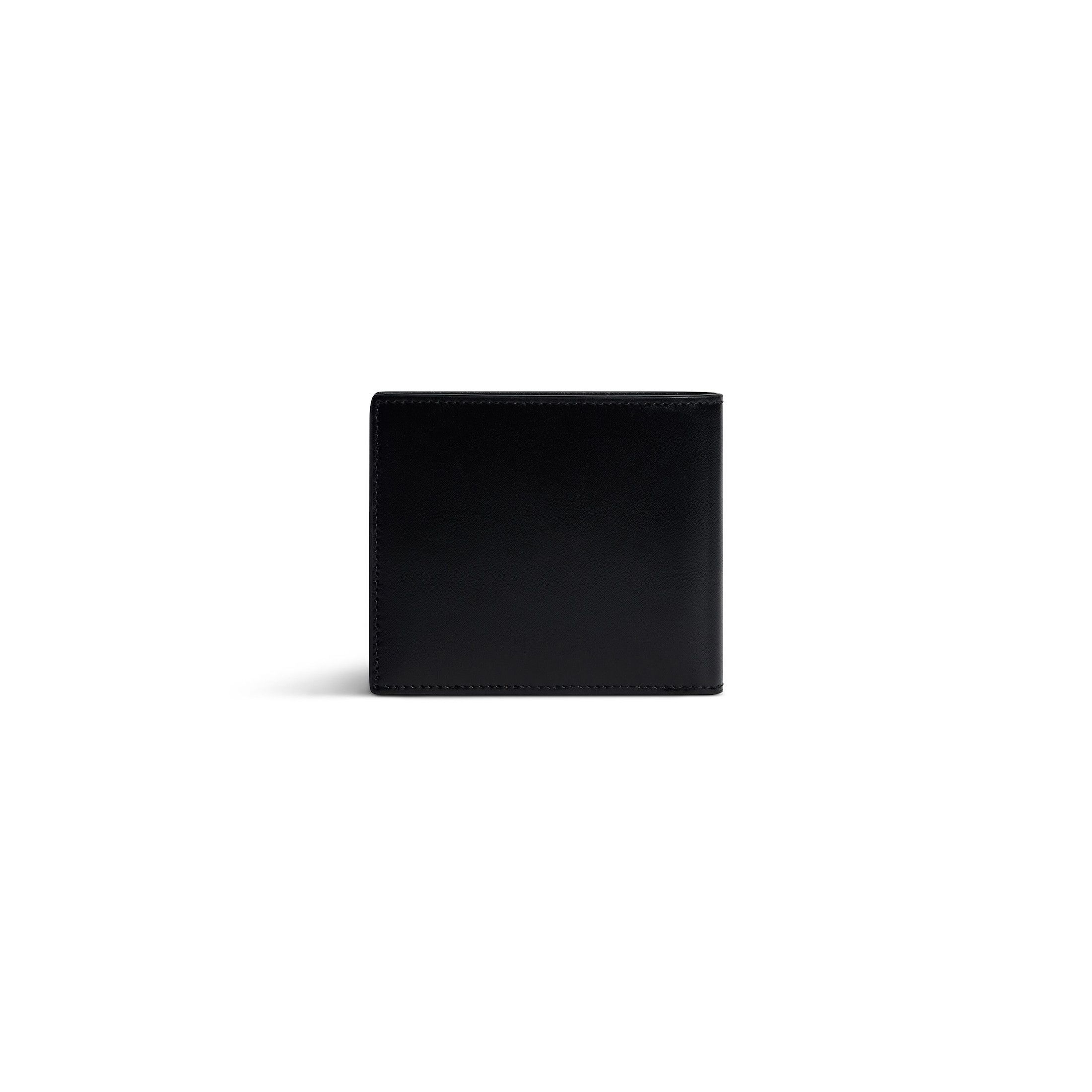 Balenciaga CASH SQUARE FOLDED WALLET BOX IN BLACK/WHITE Size ONE SIZE - 2 Thumbnail