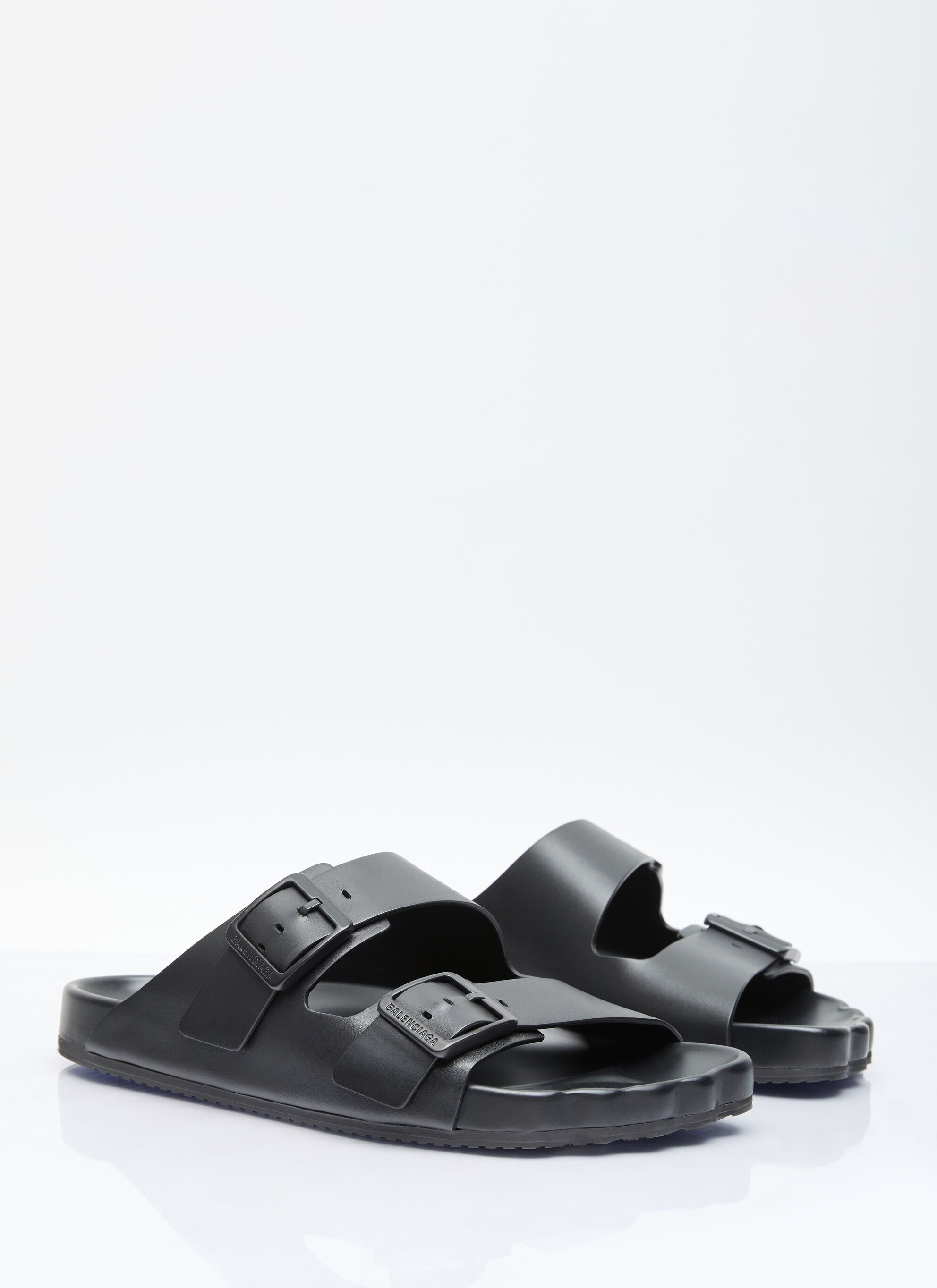 Balenciaga leather sunday sandals in black Size US 9 / EU 42 - 2 Thumbnail