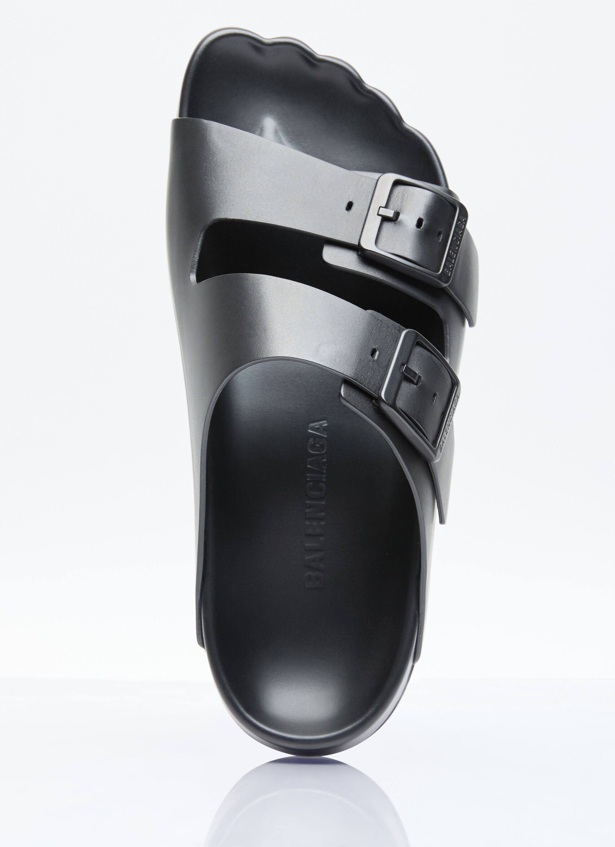 Balenciaga leather sunday sandals in black Size US 9 / EU 42 - 3 Thumbnail