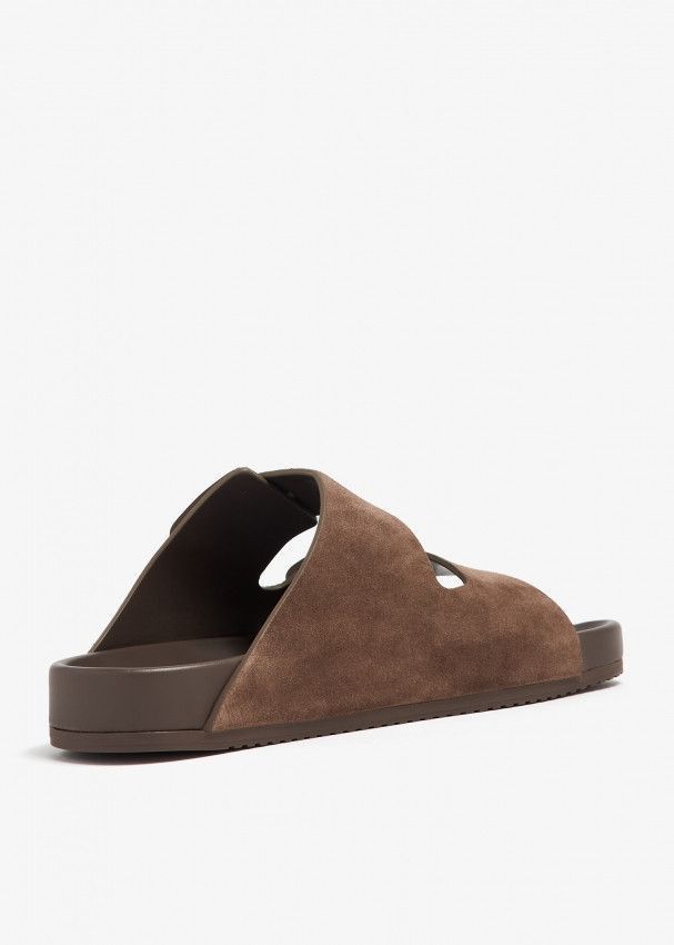 Balenciaga leather sunday sandals in cold brown Size US 11 / EU 44 - 2 Thumbnail