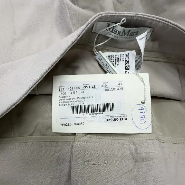 Max Mara Max Mara Casual Versatile Plain Pants 0079 Size US 42 / EU 58 - 5 Thumbnail