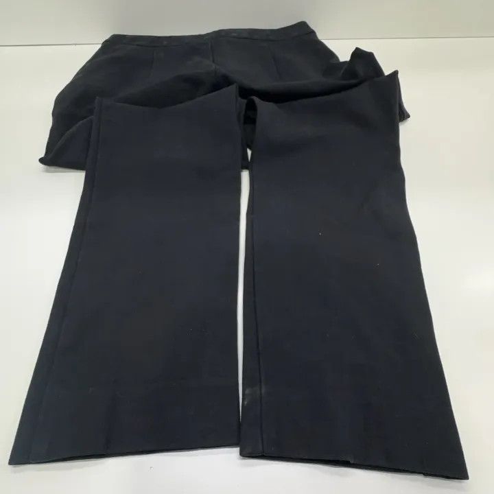 Max Mara Max Mara Casual Solid Black Pants 0079 Size US 40 / EU 56 - 14 Thumbnail