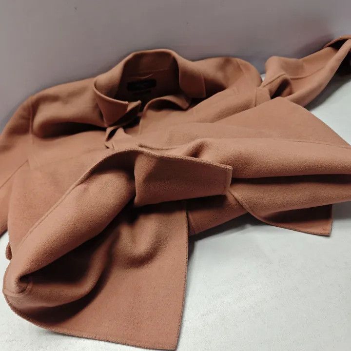 Max Mara Max Mara Pink Double-Breasted Wool Coat 0079 Size US M / EU 48-50 / 2 - 9 Thumbnail