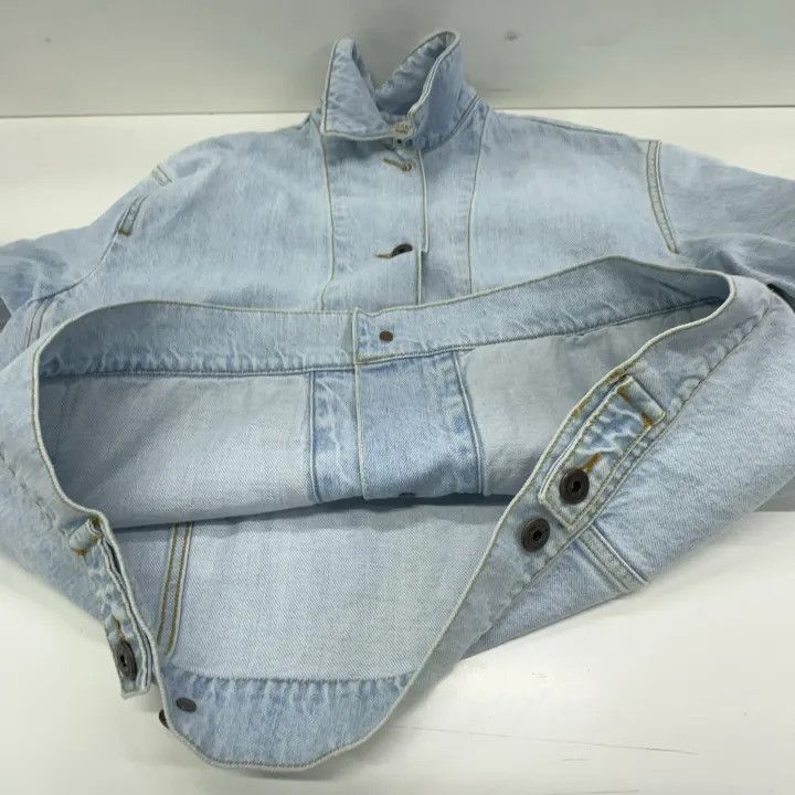Max Mara WEEKEND MaxMara Casual Button-Up Denim Jacket 0079 Size US M / EU 48-50 / 2 - 8 Thumbnail