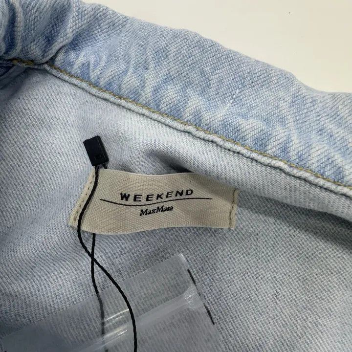 Max Mara WEEKEND MaxMara Casual Button-Up Denim Jacket 0079 Size US M / EU 48-50 / 2 - 6 Thumbnail