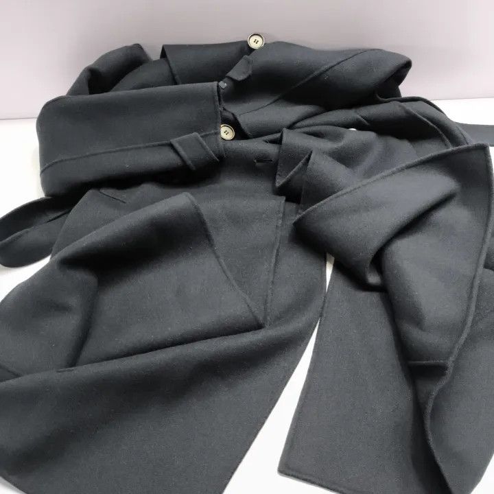 Max Mara S Max Mara Double-Breasted Long Sleeve Coat 0079 Size US S / EU 44-46 / 1 - 12 Thumbnail