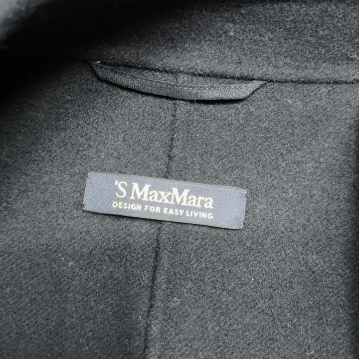 Max Mara S Max Mara Double-Breasted Long Sleeve Coat 0079 Size US S / EU 44-46 / 1 - 4 Thumbnail
