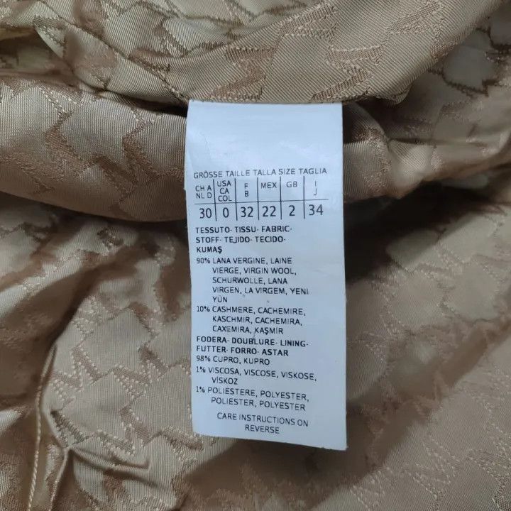 Max Mara Maxmara Stylish Brown Double-Breasted Coat 0079 Size US M / EU 48-50 / 2 - 5 Thumbnail
