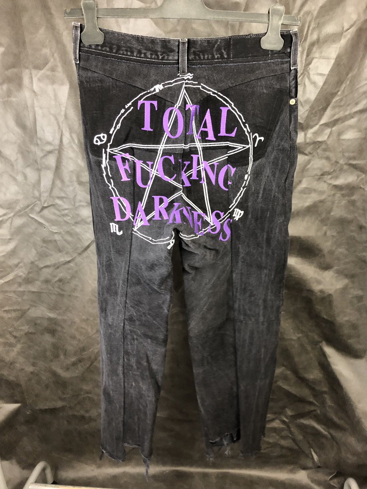 Vetements New! Total Fucking Darkness TFD Embroidery Jeans | Grailed