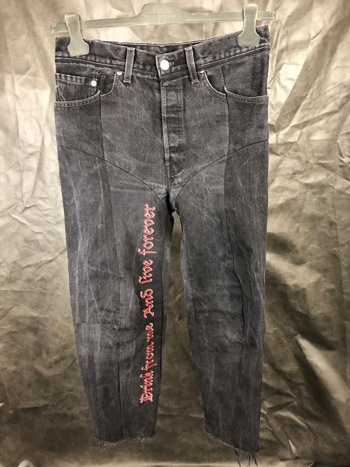 vetements TFD embroidery jeans size M