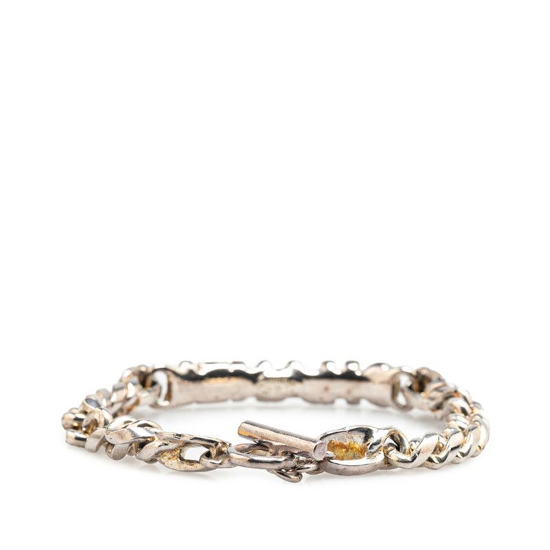 Chanel Chanel Chanel Logo Coco Mark Metal Bracelet Metal Bracelet Size ONE SIZE - 3 Thumbnail