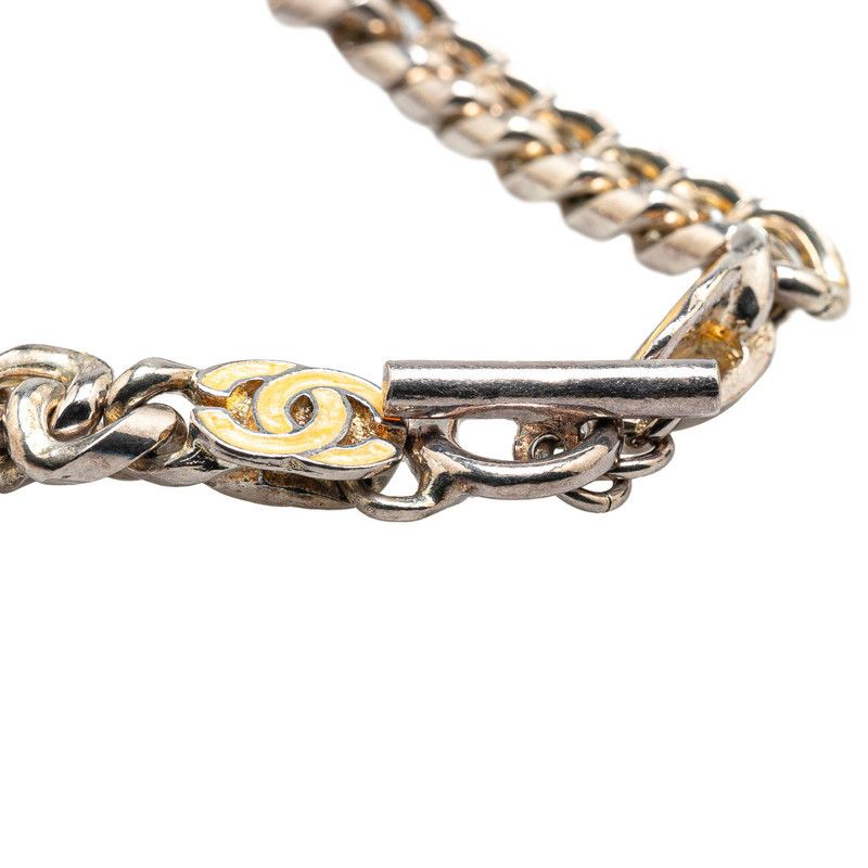 Chanel Chanel Chanel Logo Coco Mark Metal Bracelet Metal Bracelet Size ONE SIZE - 4 Thumbnail