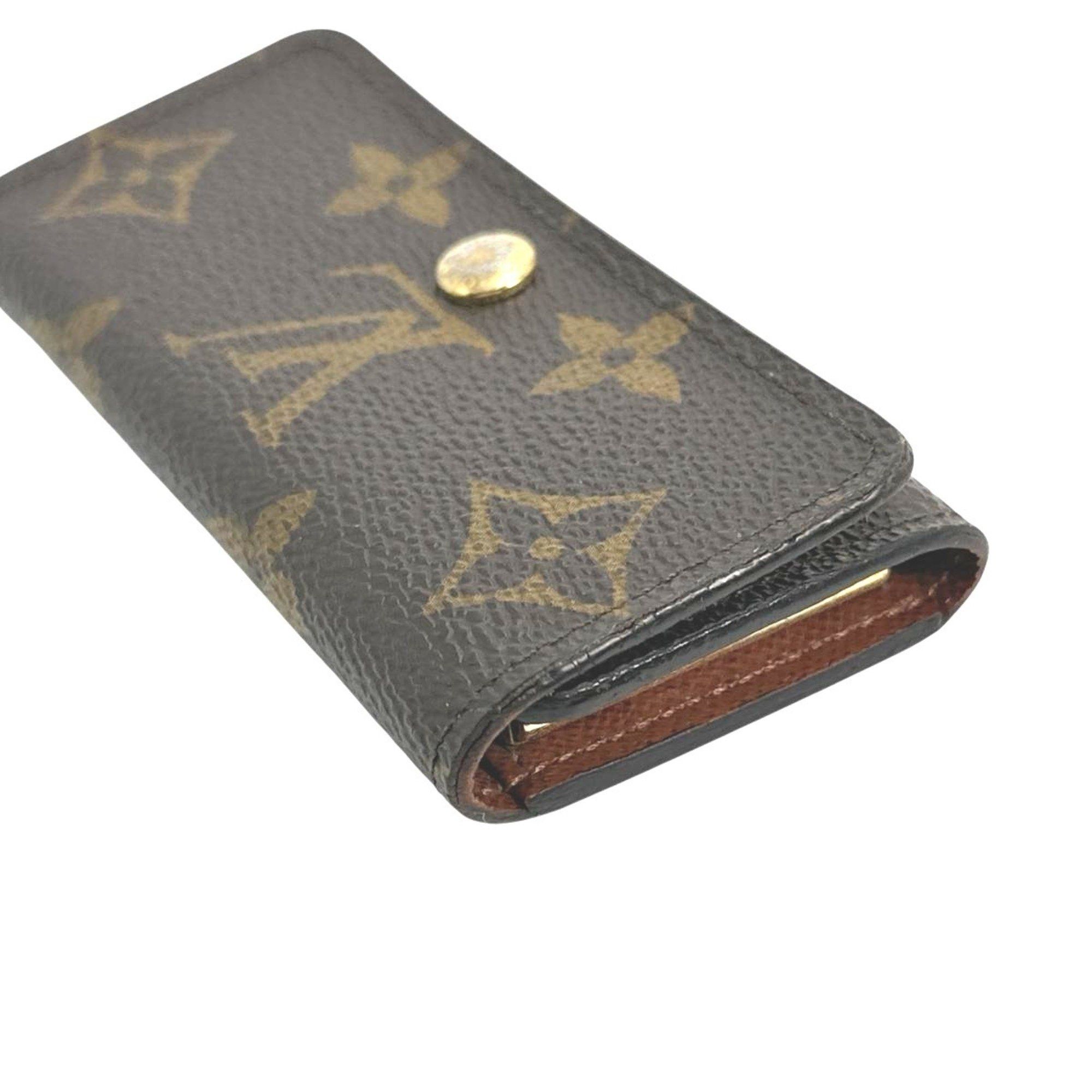 Louis Vuitton Louis Vuitton Key Case 4 Monogram Multicle Canvas M62631 Brown Size ONE SIZE - 5 Thumbnail