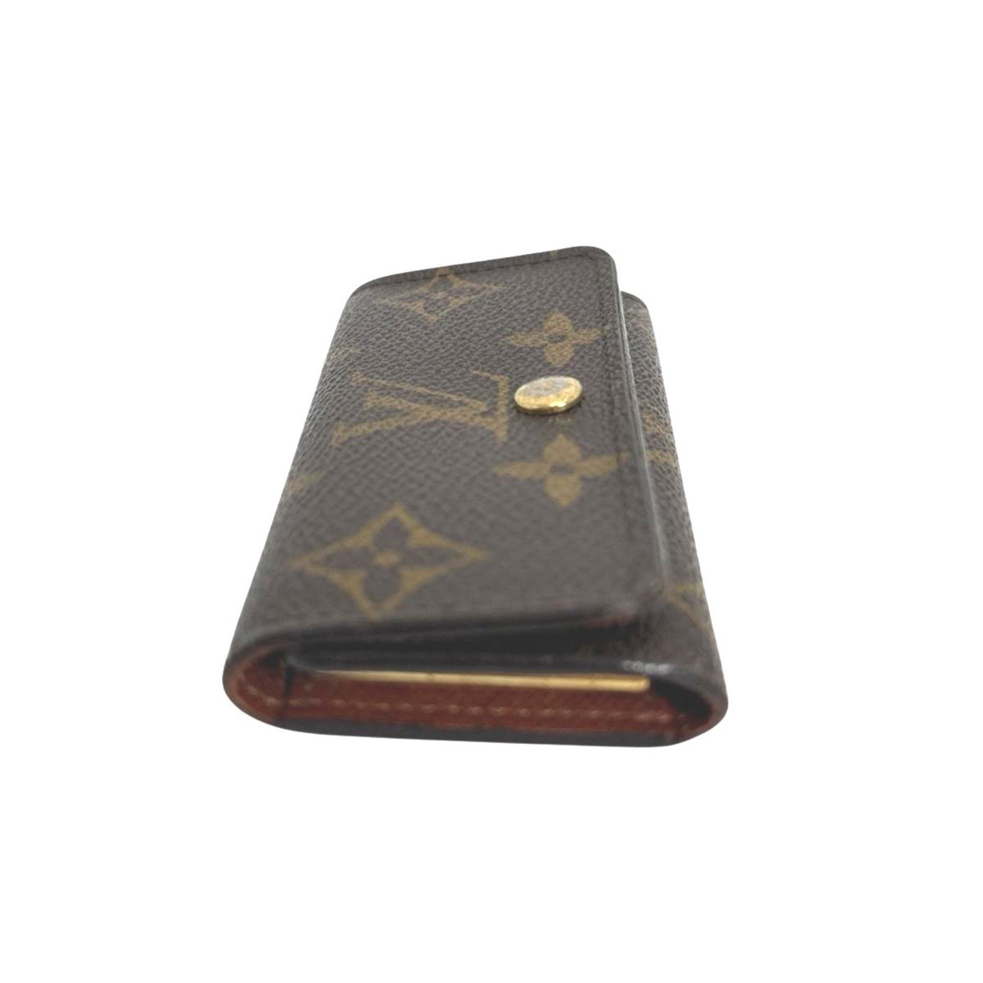Louis Vuitton Louis Vuitton Key Case 4 Monogram Multicle Canvas M62631 Brown Size ONE SIZE - 3 Thumbnail